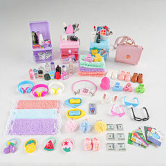 YOUHORYA dollhouse hair dryer set adds authentic grooming moments to vanity scenes.