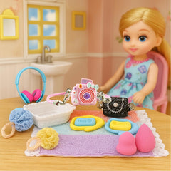YOUHORYA micro camera accessories capture pretend photography moments in small-scale setups.