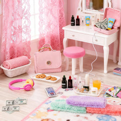YOUHORYA mini cosmetics for dollhouse boosts realism and imaginative styling sessions.