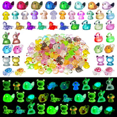 YOUHORYA luminous ducks glow in the dark, ideal for miniature landscapes and displays