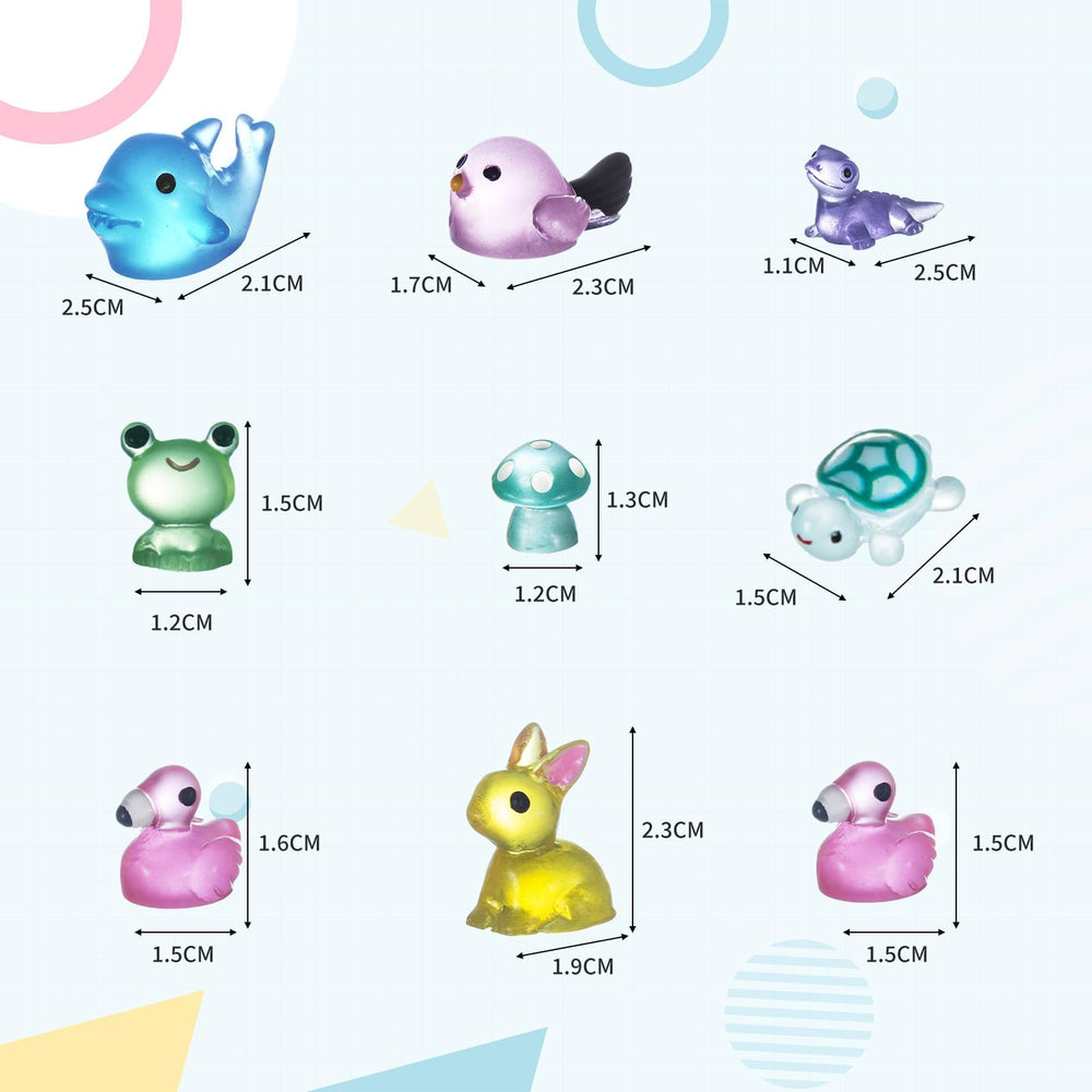 YOUHORYA luminous mushrooms glow in the dark, perfect for fairy gardens