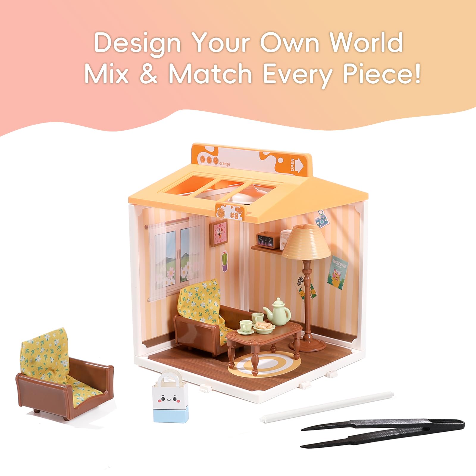 YOULIAMAO DIY miniature living room assembly invites easy, satisfying hands-on crafting