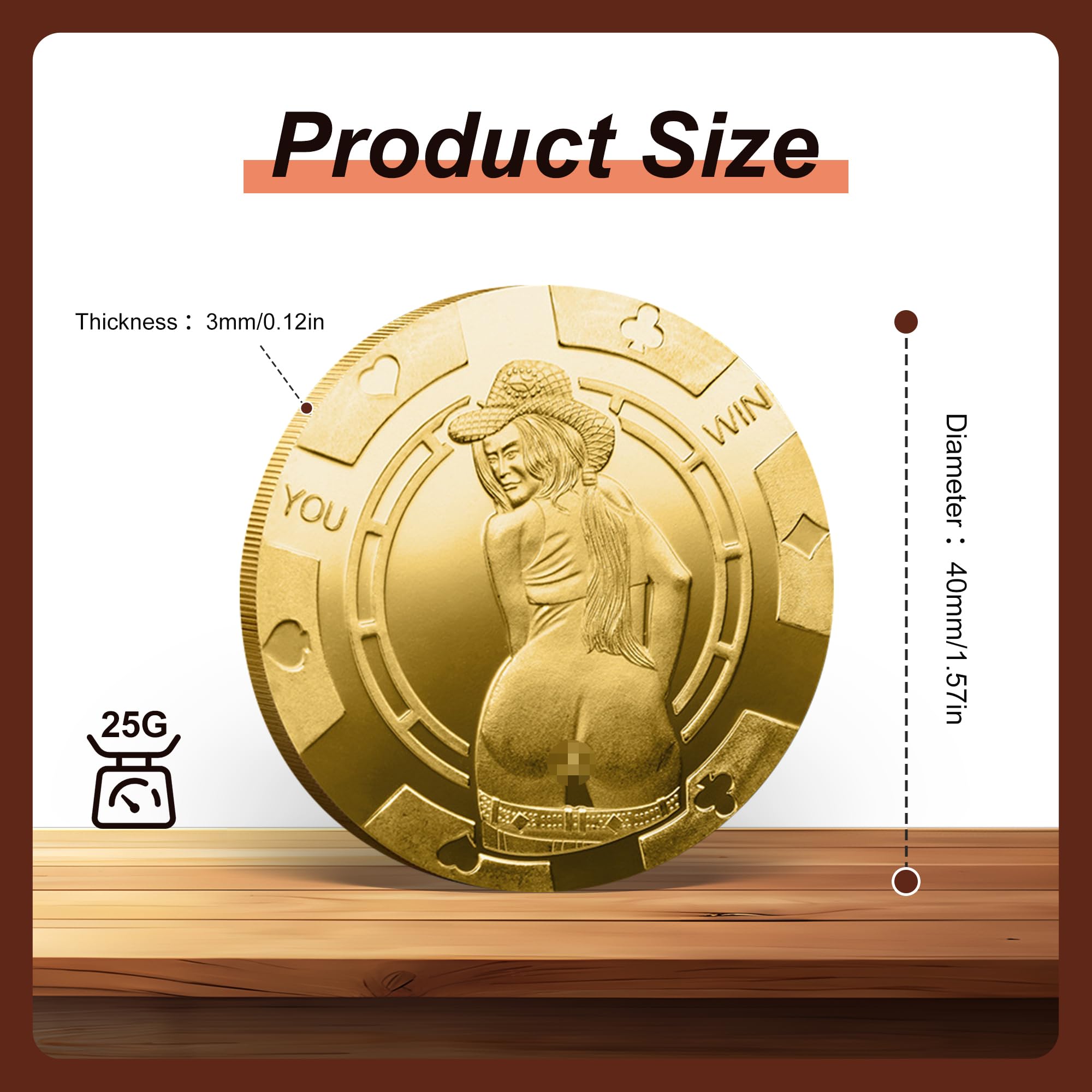 YOUNEEDFUL artistic collectible token provides conversation piece and display value