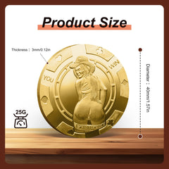 YOUNEEDFUL artistic collectible token provides conversation piece and display value