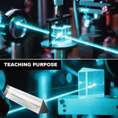 Young4us decorative prism for stylish, educational displays.