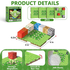 Youngyes baseplates suitable for ages 4 to 12 in STEM play.