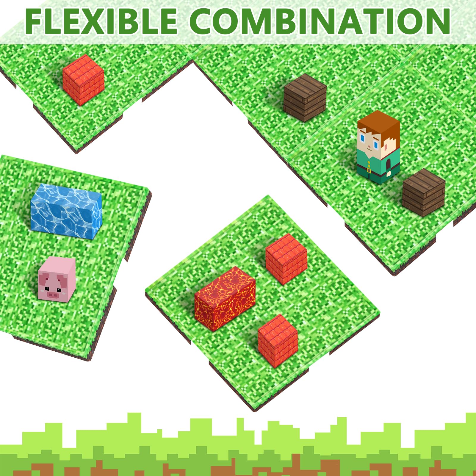 Youngyes kids building with baseplates sparks imaginative play and motor skills.