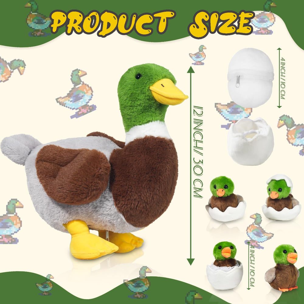 Youthfuljive mallard duck baby ducks plush playmates