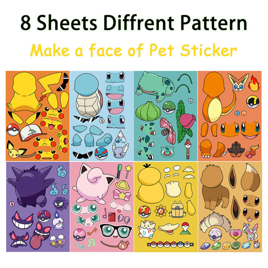 YOUTHSTORE eight designs for creative sticker projects and party favors