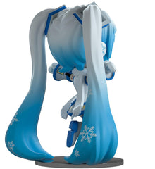 4.5-inch Snow Miku figure in a joyful pose for display.
