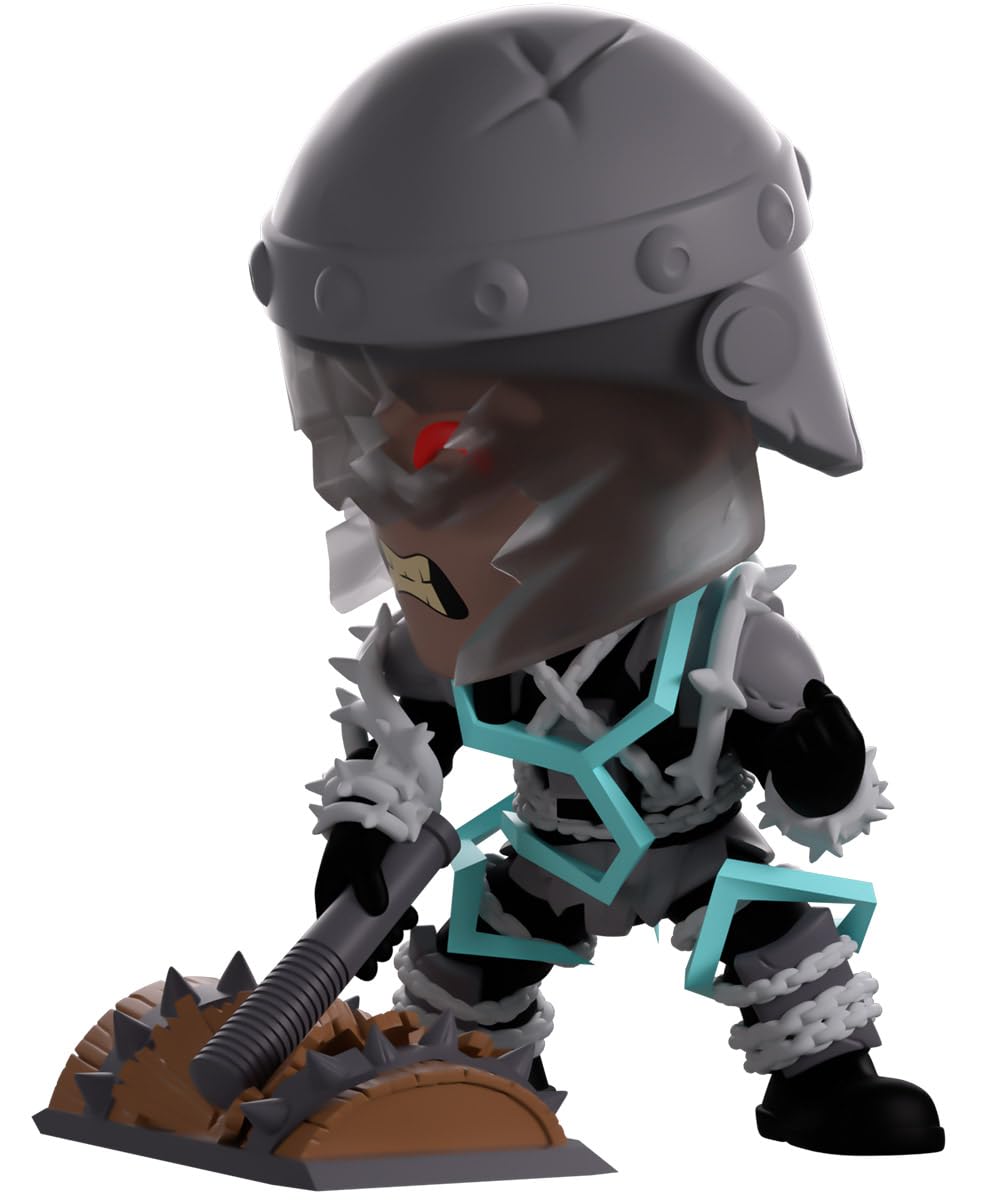 Brutus with spiked barrel detail adds dynamic drama to display