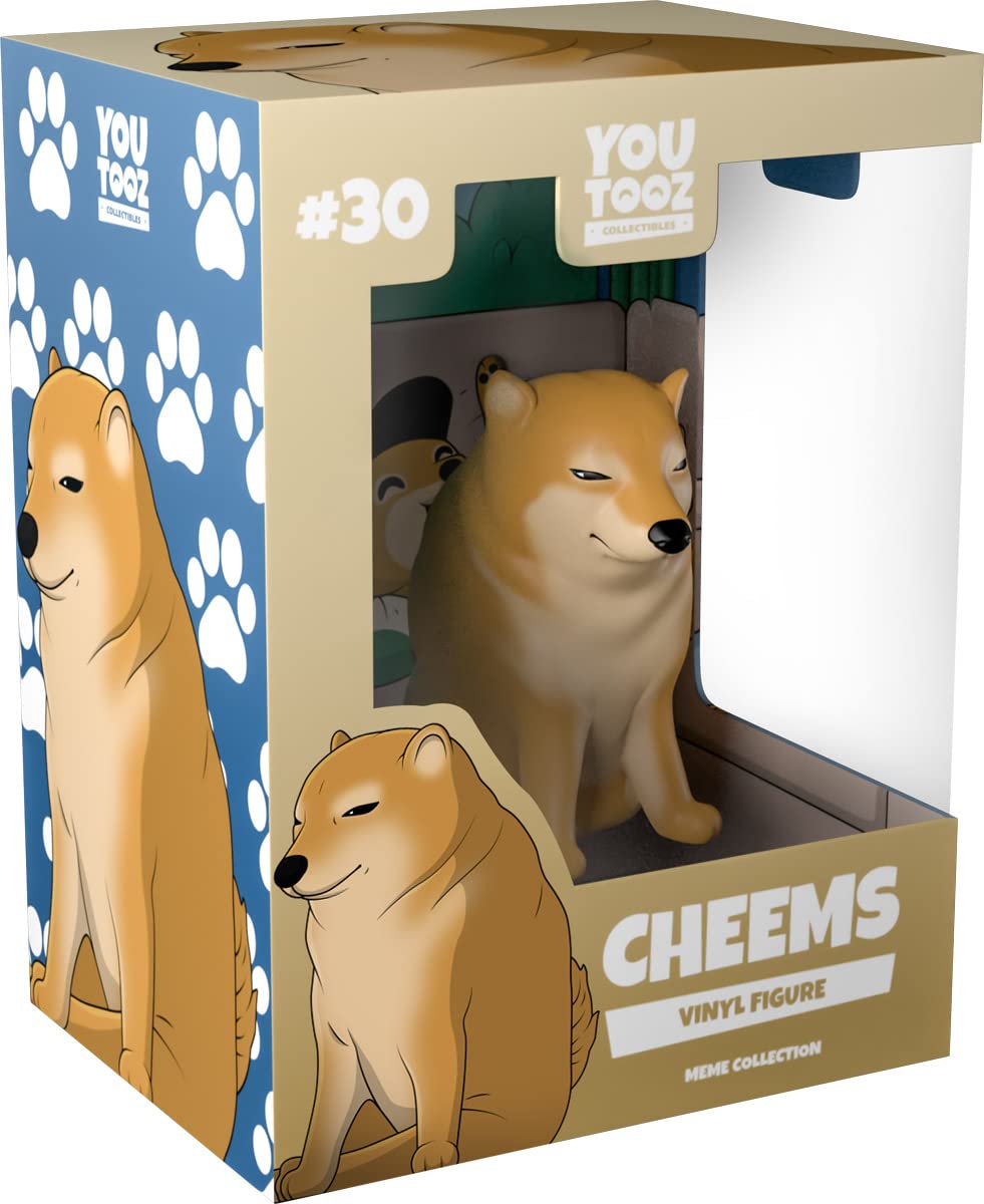 Youtooz Cheems Doge 3.5-inch figure for desktop display.