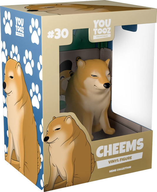 Youtooz Cheems Doge 3.5-inch figure for desktop display.