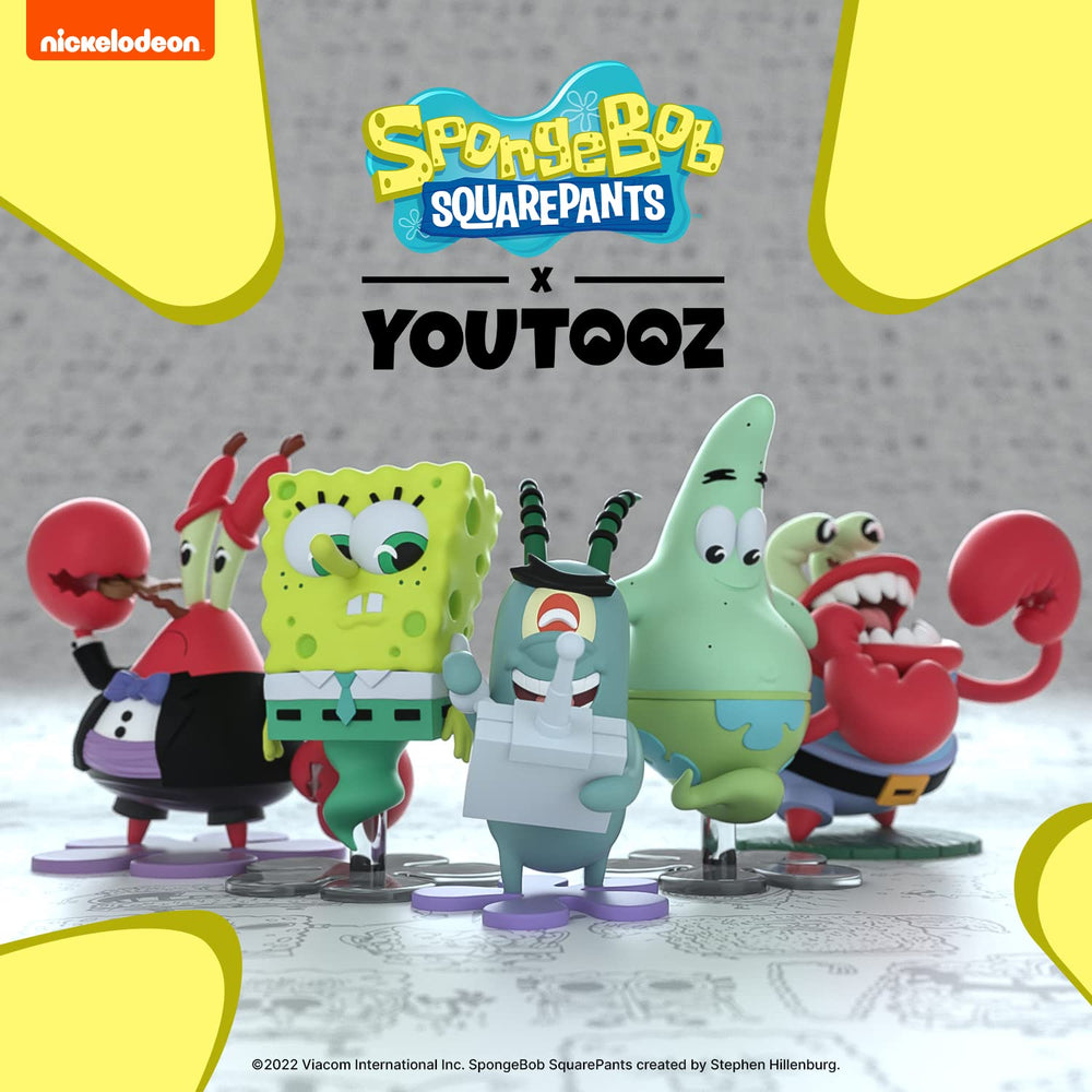 Youtooz Choking Mr. Krabs officially licensed collectible for display.