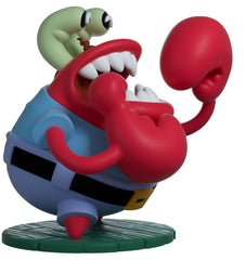 Youtooz Choking Mr. Krabs mouth detail adds visual impact to displays.