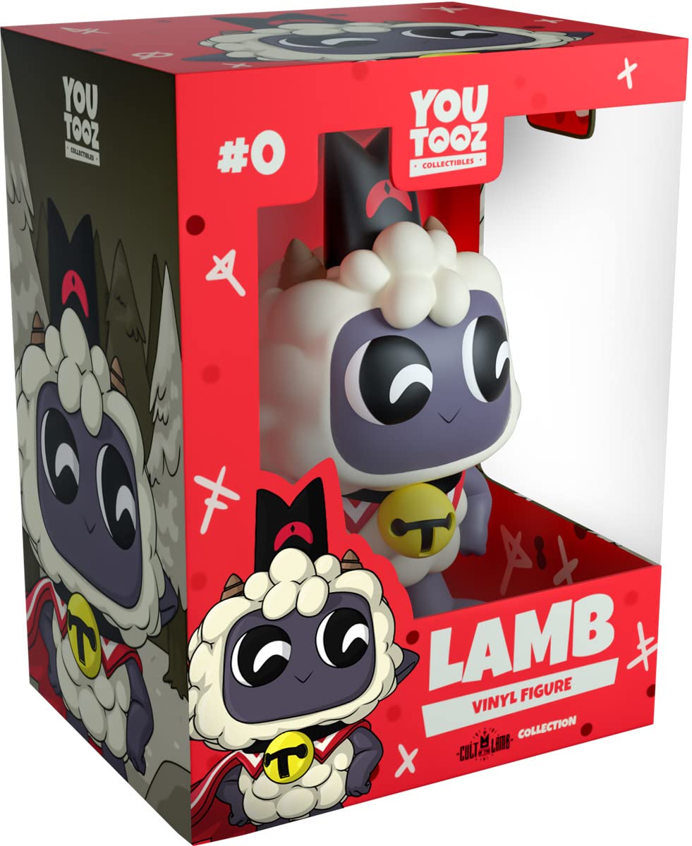 Youtooz Cult of The Lamb 3.7-inch vinyl figure ready for shelf display