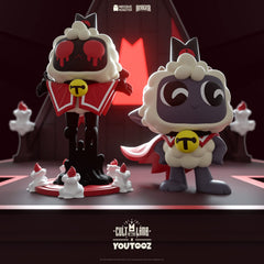 Youtooz Cult of The Lamb collection display creates narrative