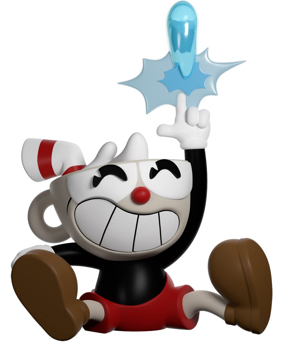 Youtooz Cuphead figure shows detailed paint and smooth vinyl.