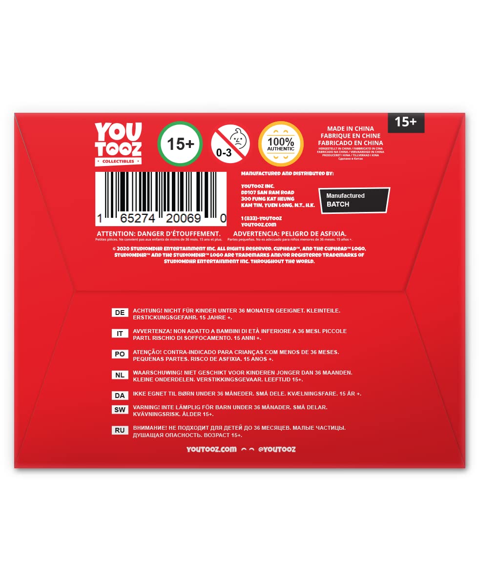 Youtooz Cuphead gift-ready packaging for fans.