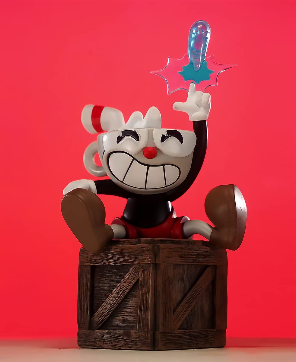 Youtooz Cuphead protective sleeve keeps figure safe during transit.