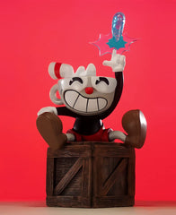 Youtooz Cuphead protective sleeve keeps figure safe during transit.