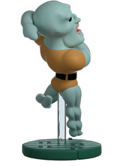 Youtooz Falling Handsome Squidward athletic build and silhouette detail