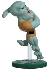 Youtooz Falling Handsome Squidward closed eyes moment captured on figure
