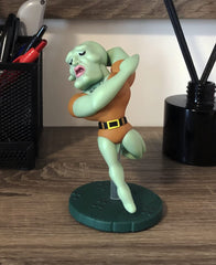 Youtooz Falling Handsome Squidward small stand stabilizing the pose