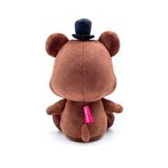 Magnetic disc helps Freddy perch securely on your shoulder during events.