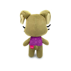 Youtooz Glitchtrap Chibi 9-inch plush ears and whiskers, soft texture.