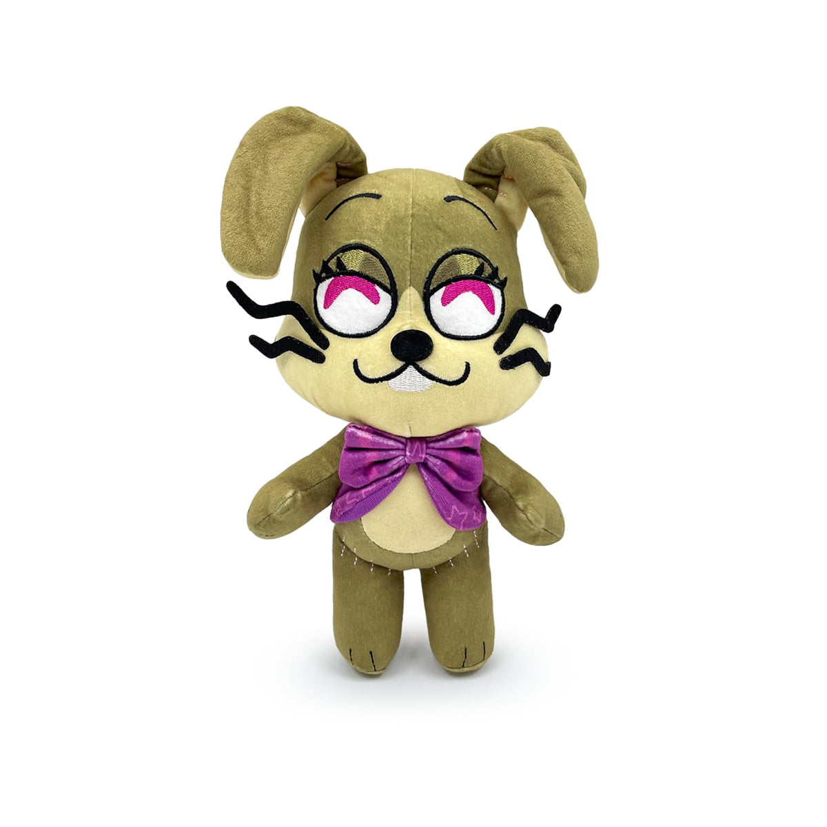 Youtooz Glitchtrap Chibi 9-inch plush front view, cuddly display.