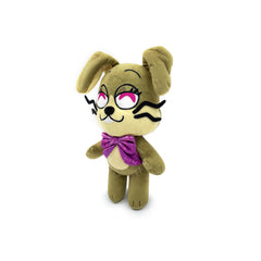 Youtooz Glitchtrap Chibi 9-inch plush with star-pattern vest, collectible display.