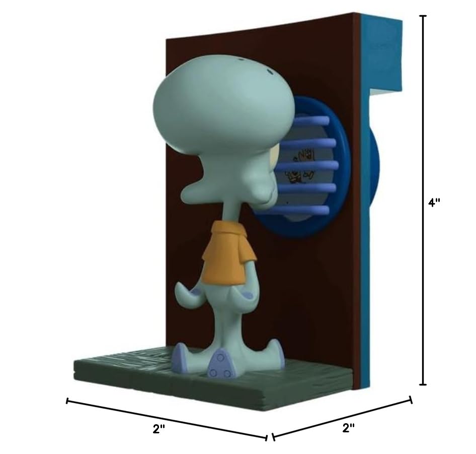 Youtooz 4-inch Squidward figure; vibrant display piece for SpongeBob series fans.