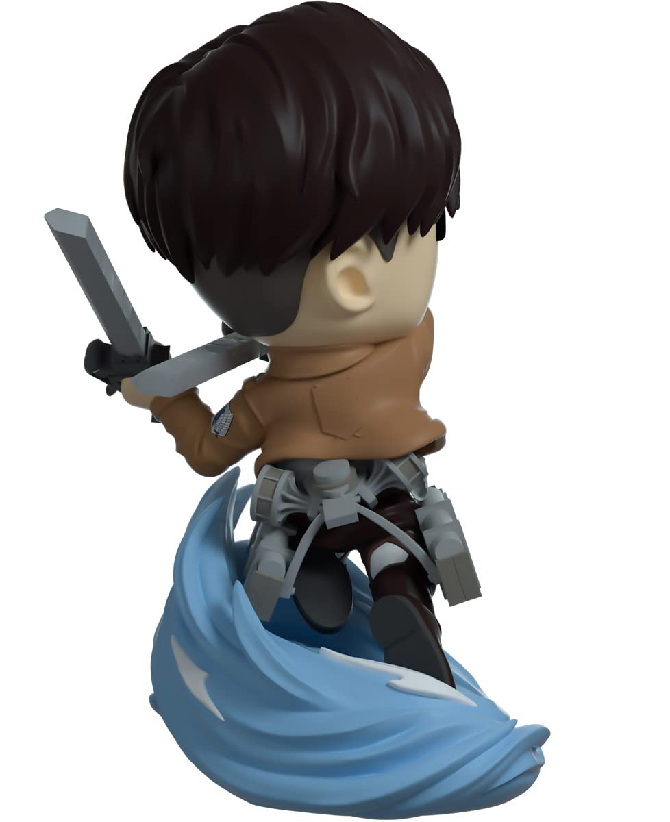Youtooz Levi Ackerman full-body display on a small stand.