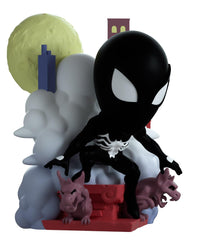 You Tooz Symbiote Spider-Man emblem on chest showcases iconic design