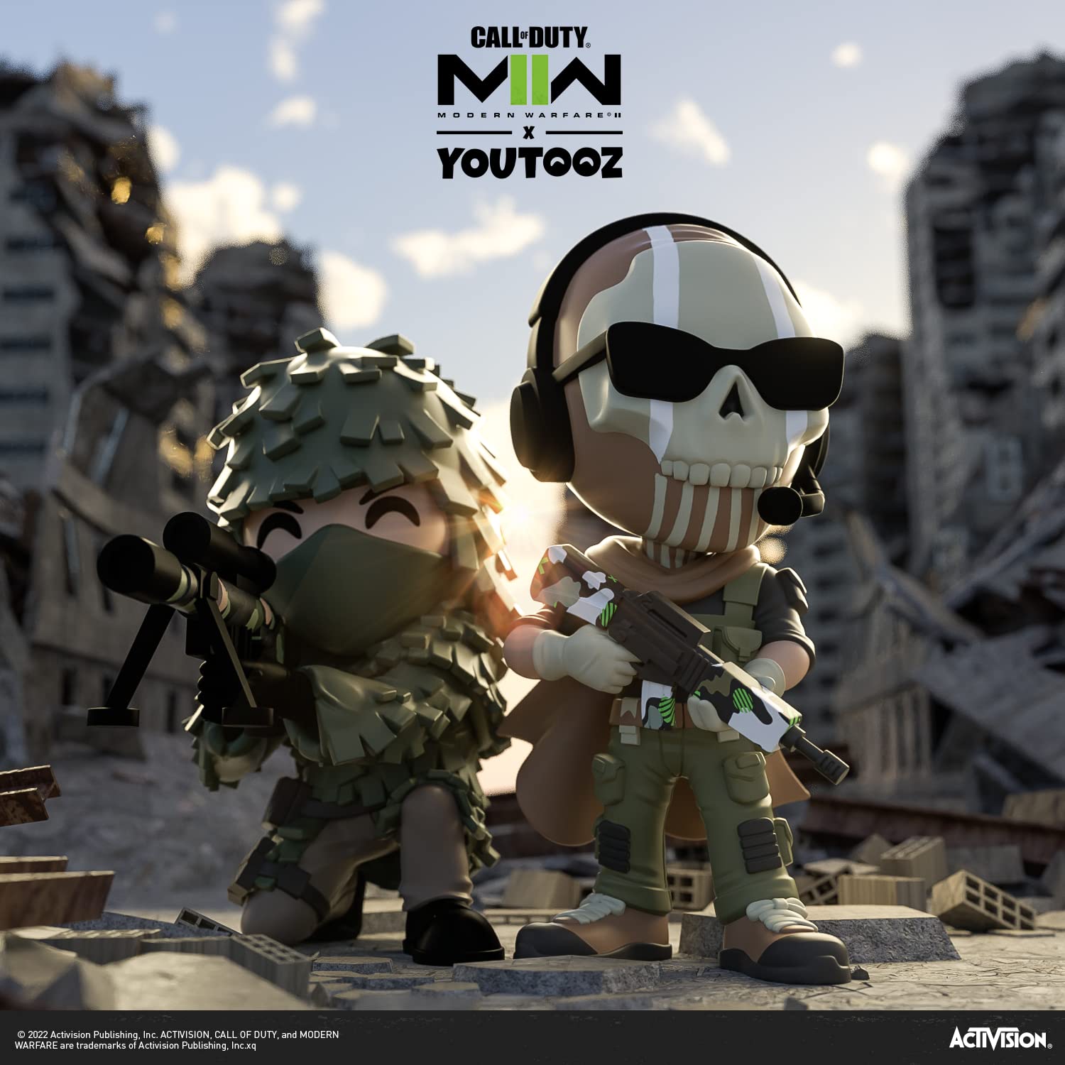 Youtooz COD MW2 packaging includes protective sleeve and inner plastic protector.