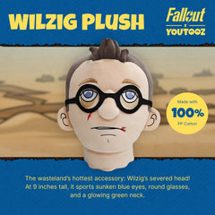 Youtooz Siggi Wilzig plush side view highlighting detailed vault-era design