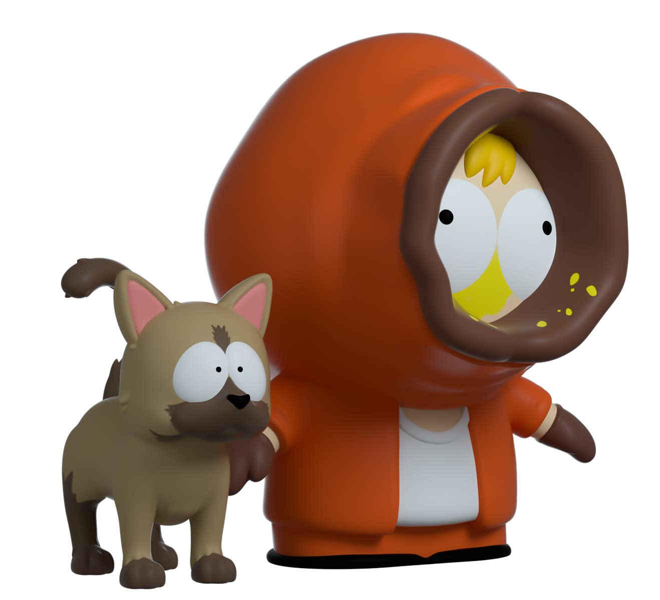 Kenny vinyl figure standing tall for compact shelf display