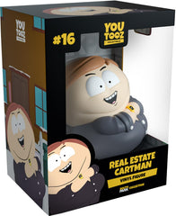 Youtooz Real Estate Cartman figure, 3.1in, desk display-ready.