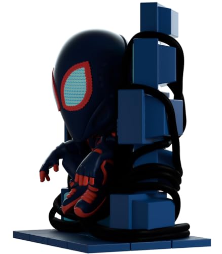 Youtooz Miles Morales packaging interior panels for unboxing vibe