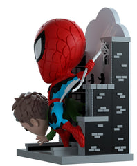 Youtooz Spider-Man panicking man detail for storytelling dioramas