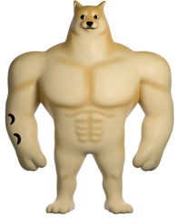 Youtooz Swole Doge figure front view for desk display.