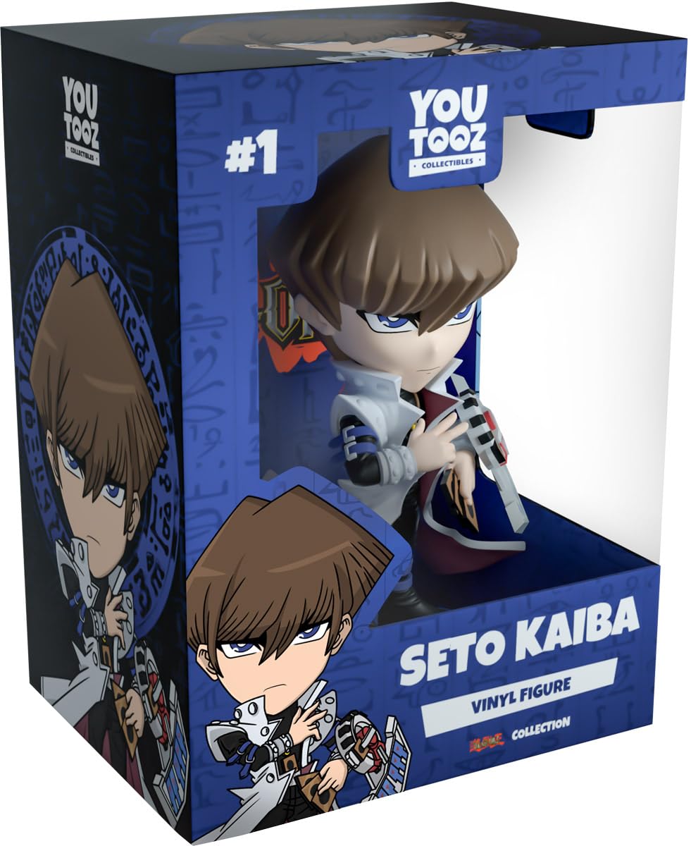 You Tooz Yu-Gi-Oh Seto Kaiba figure front view for display.