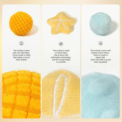 Youuys Mermaid tissue box toy seashell rattle adds auditory cues for early listening skills.