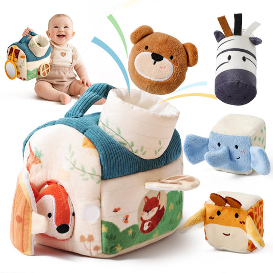 Youuys travel sensory toy with carry handle for easy grab-and-go play.