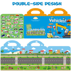 Yowlieu durable PVC stickers for bright, safe kid play.