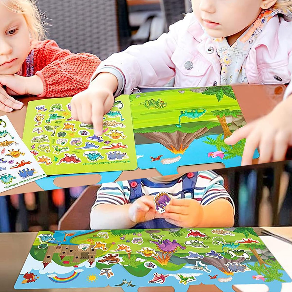 Yowlieu kids enjoy imaginative sticker play and learning.