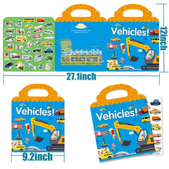 Yowlieu removable stickers cling to windows and smooth surfaces without residue.