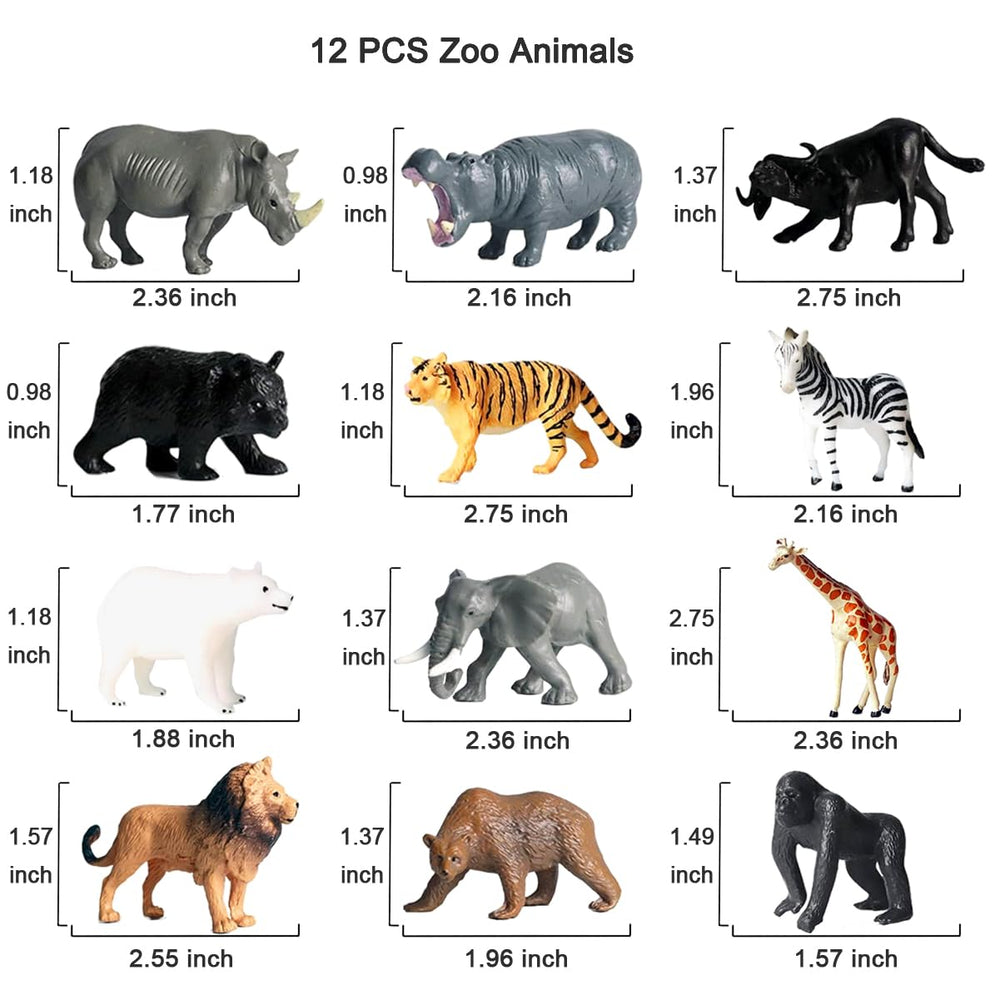 Yowlieu tiger figurine inspires imaginative zoo scenes and motor skills