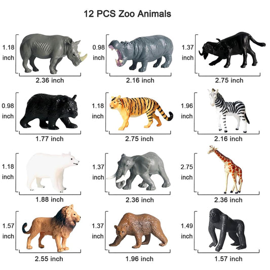 Yowlieu tiger figurine inspires imaginative zoo scenes and motor skills